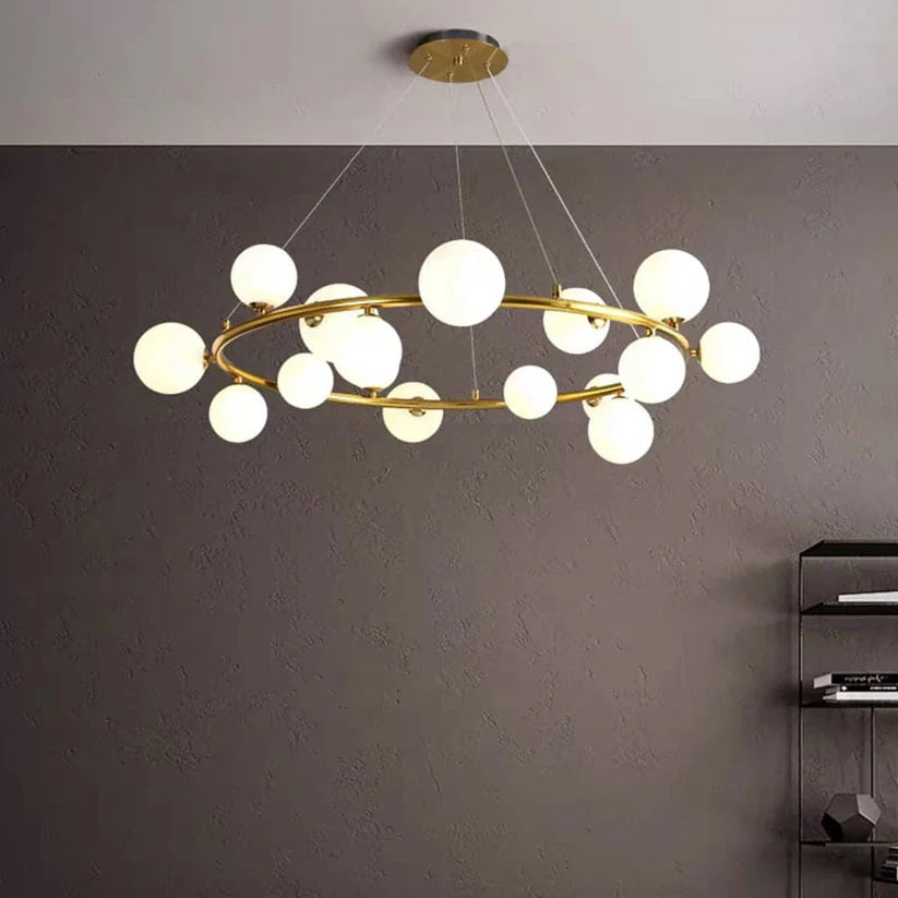 Round Globe Chandelier