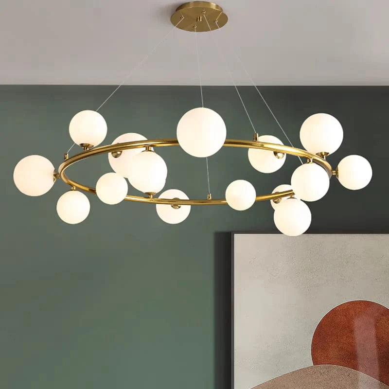 Round Globe Chandelier