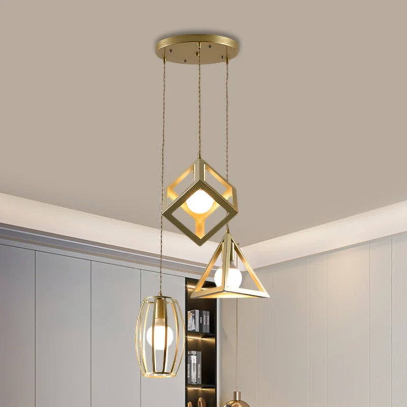 3-in-1 Combo Shape Hanging Lamp