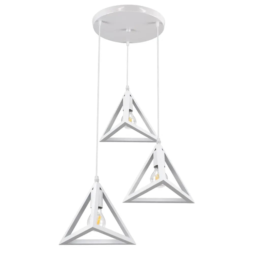 3in1 Triangle Shape Hanging Lamps