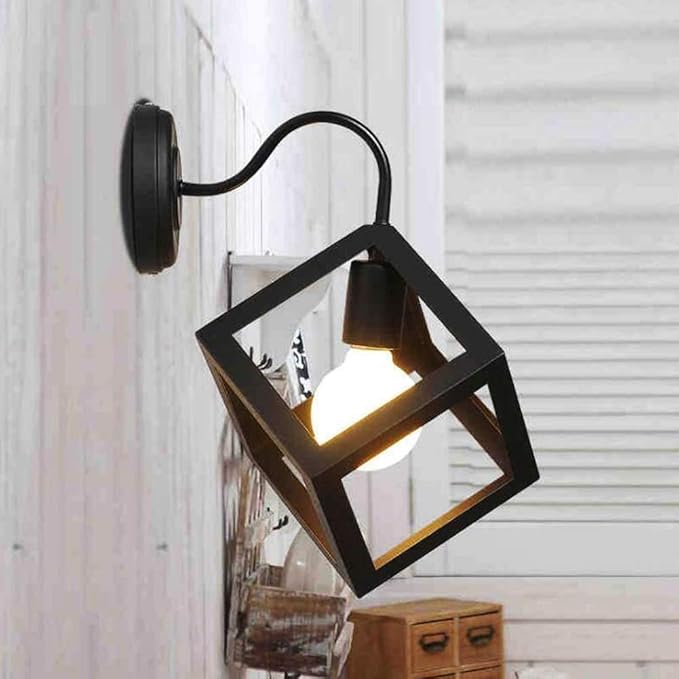 Square Cube Shape Wall Lamp