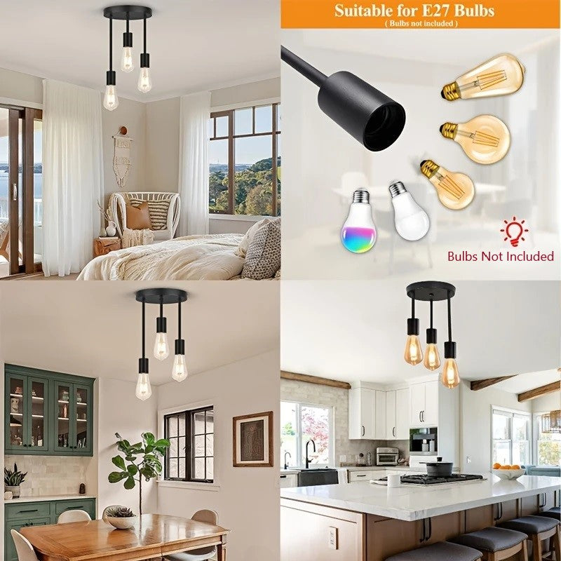 4-Light Chandelier | 3-Light Chandelier