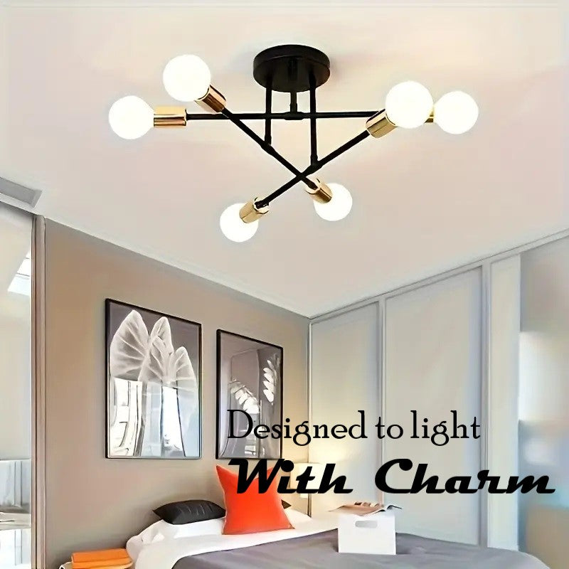 6-Light Ceiling Pendant Light