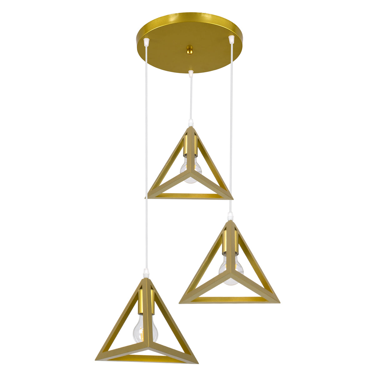3in1 Triangle Shape Hanging Lamps