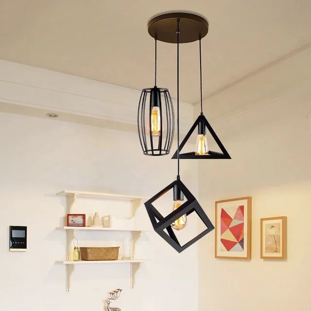 3-in-1 Combo Shape Hanging Lamp