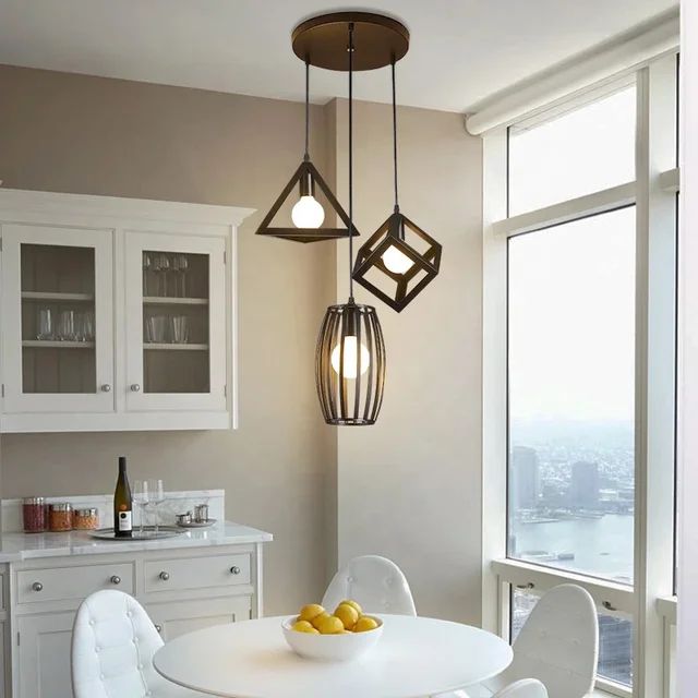 3-in-1 Combo Shape Hanging Lamp