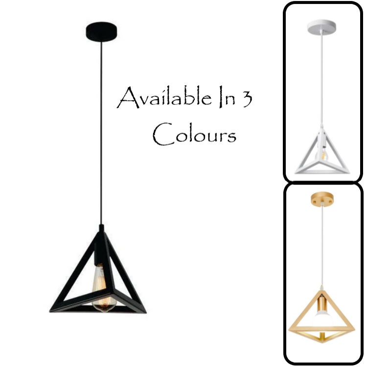 Triangle Shape Hanging Lamp