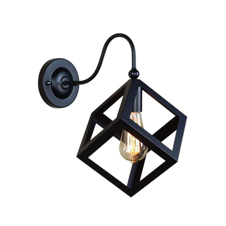 Square Cube Shape Wall Lamp