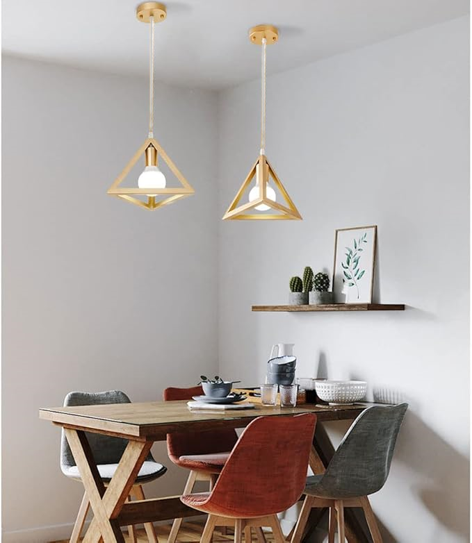 Triangle Shape Hanging Lamp