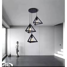 3in1 Triangle Shape Hanging Lamps