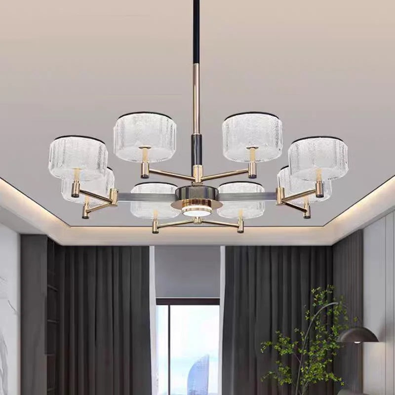 Frosted Glass Chandelier