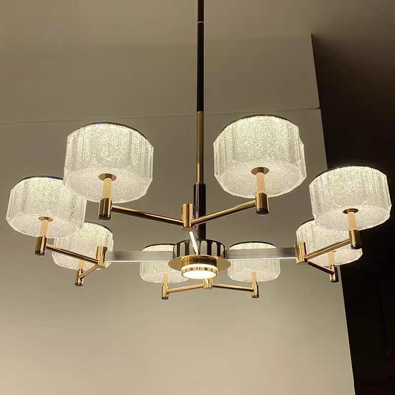 Frosted Glass Chandelier