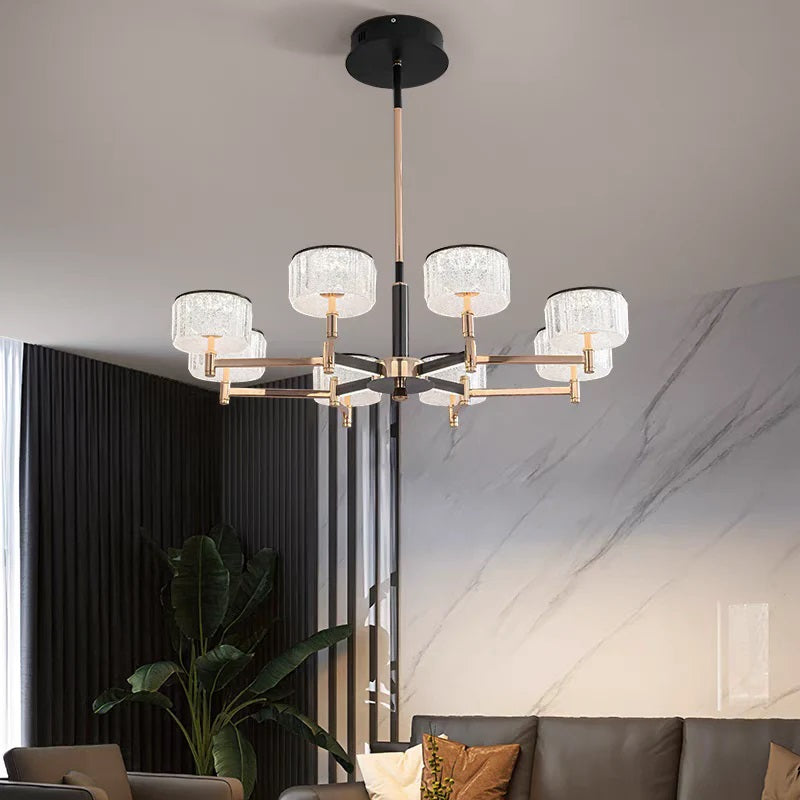 Frosted Glass Chandelier