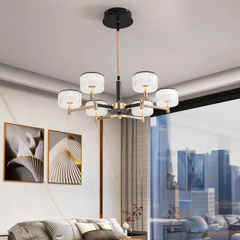 Frosted Glass Chandelier