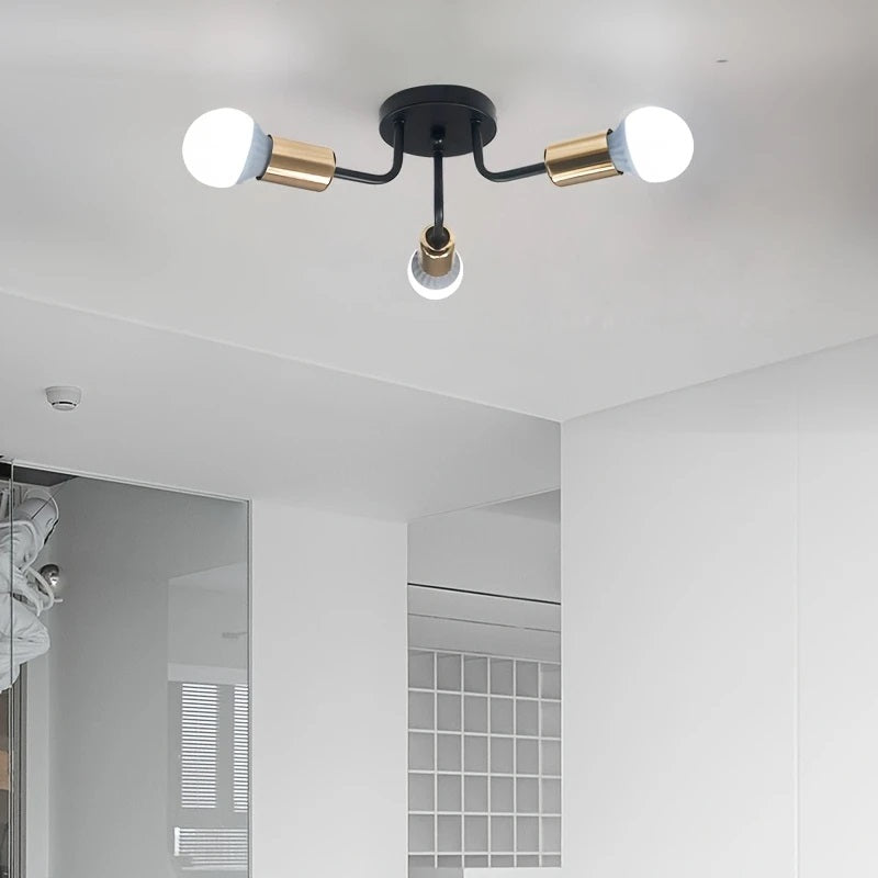 E27 Chandelier with Branch Design