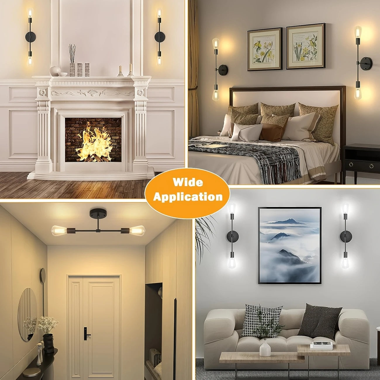 Double Head Wall Lamp