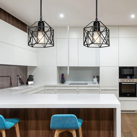Single Geometric shape hanging Lamp