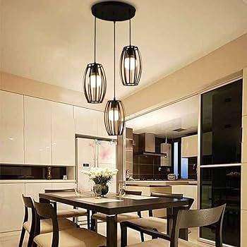 3-in-1 Drum Shaped Hanging Lamp
