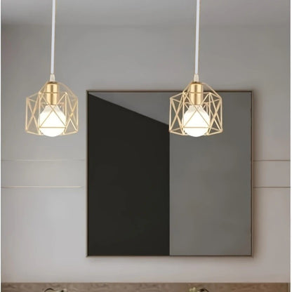 Single Geometric shape hanging Lamp