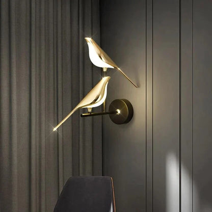 Modern Bird Wall Lamp