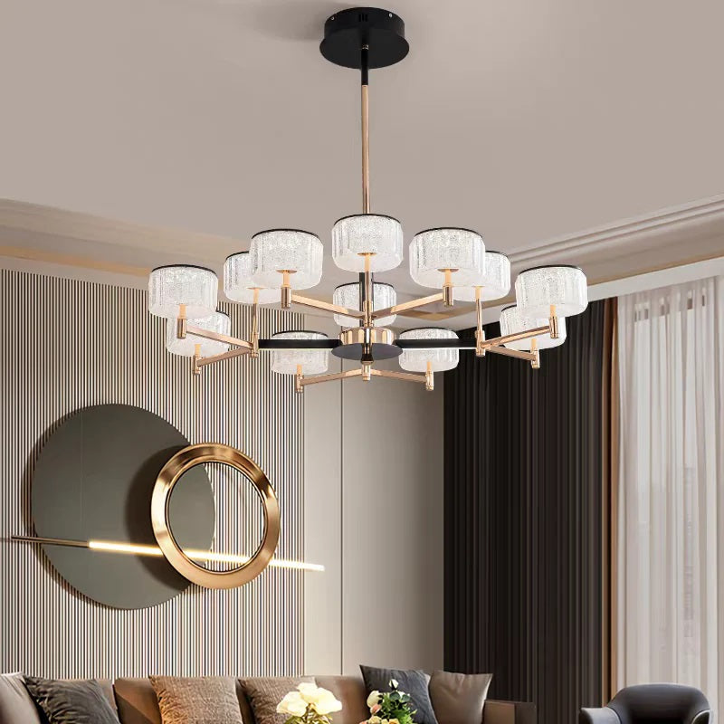 Frosted Glass Chandelier